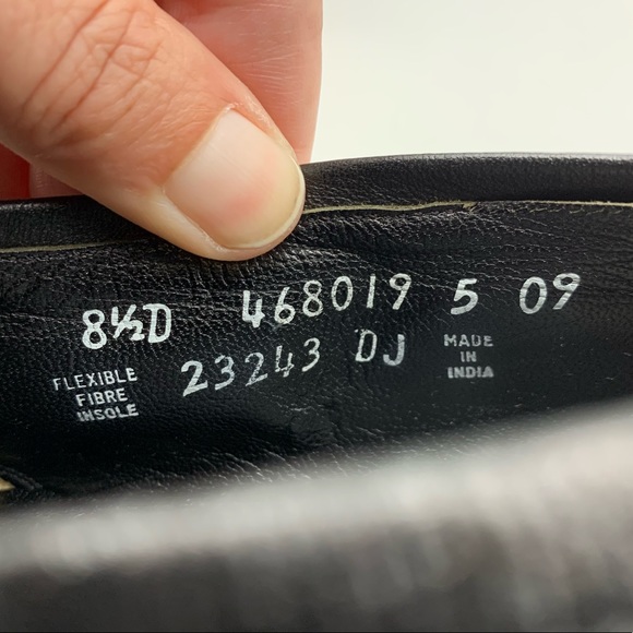 Florsheim Leather Slip On Loafers in Black Size 8.5D - Picture 10 of 11